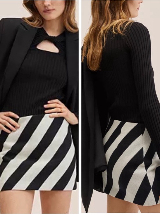 Mango Dresses & Skirts - MANGO Striped Mini Skirt